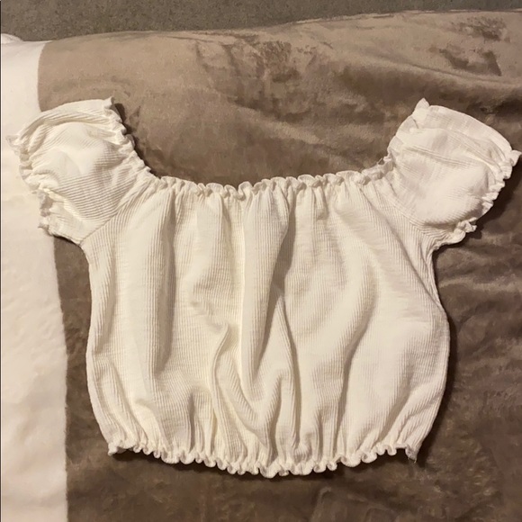 Ruffled Crop Top - Picture 1 of 2